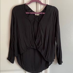 Silence and Noise Criss-Cross Tie Top